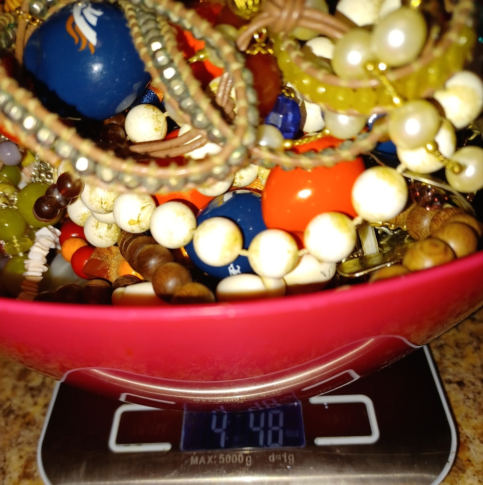 4 Pounds All Wearable Necklaces